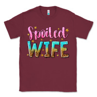 Burgundy spoiled wife Classic Tee - NancyCooperArtShop