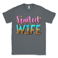 Charcoal Heather spoiled wife Classic Tee - NancyCooperArtShop