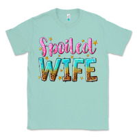 Seafoam spoiled wife Classic Tee - NancyCooperArtShop