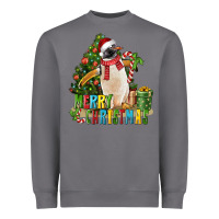 Storm Merry Christmas Penguin Heavyweight Sweatshirt - LillyAllenDesigns
