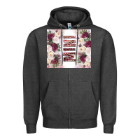Charcoal Heather mother’s day mini flowers tumbler tbs Zipper Hoodie - TumblerDesignByShophia
