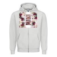 Dove Grey mother’s day mini flowers tumbler tbs Zipper Hoodie - TumblerDesignByShophia