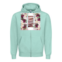Seafoam mother’s day mini flowers tumbler tbs Zipper Hoodie - TumblerDesignByShophia