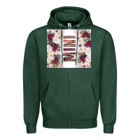 Sports Green mother’s day mini flowers tumbler tbs Zipper Hoodie - TumblerDesignByShophia