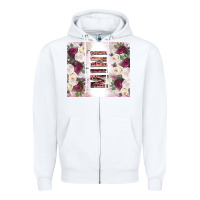 White mother’s day mini flowers tumbler tbs Zipper Hoodie - TumblerDesignByShophia