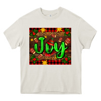 Cream joy with gloves for Christmas Heavy Core Tee - AdoDesignShop