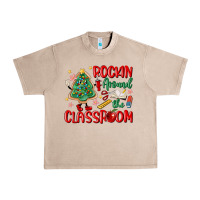 French Oak rockin around the clasroom teacher Urban Heavy Tee - MaliasSmallBusiness