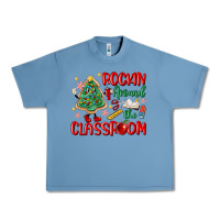 Pebble Blue rockin around the clasroom teacher Urban Heavy Tee - MaliasSmallBusiness