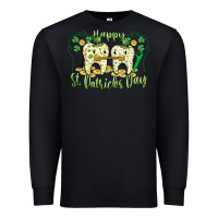Black Happy St. Patrick's Day Tooth Dentist Premium Sweatshirt - CowGirlArtShop