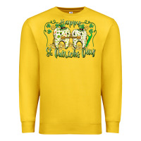 Lemon Happy St. Patrick's Day Tooth Dentist Premium Sweatshirt - CowGirlArtShop