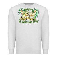 Oatmeal Heather Happy St. Patrick's Day Tooth Dentist Premium Sweatshirt - CowGirlArtShop