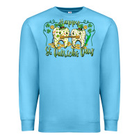 Ocean Blue Happy St. Patrick's Day Tooth Dentist Premium Sweatshirt - CowGirlArtShop