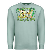 Seafoam Happy St. Patrick's Day Tooth Dentist Premium Sweatshirt - CowGirlArtShop