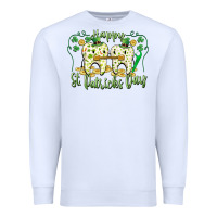 White Happy St. Patrick's Day Tooth Dentist Premium Sweatshirt - CowGirlArtShop