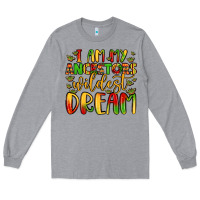 Heather Grey i am my ancestors wildest dream Long Sleeve Tee - LillyAllenDesigns