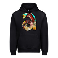Black farm life alphabet lowercase letters a Urban Hoodie - BundleAndBundleShop