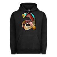 Pigment Black farm life alphabet lowercase letters a Urban Hoodie - BundleAndBundleShop