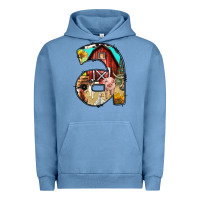 Pigment Pebble Blue farm life alphabet lowercase letters a Urban Hoodie - BundleAndBundleShop