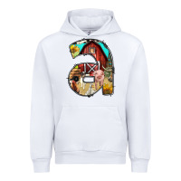 White farm life alphabet lowercase letters a Urban Hoodie - BundleAndBundleShop