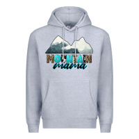 Heather Grey Mountain Mama Premium Hoodie - CowGirlArtShop