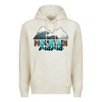 Oatmeal Heather Mountain Mama Premium Hoodie - CowGirlArtShop