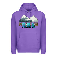 Purple Mountain Mama Premium Hoodie - CowGirlArtShop