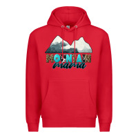 Red Mountain Mama Premium Hoodie - CowGirlArtShop