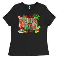 Black sweet summer time margarita Ladies Tee - Jasminsmagicworld