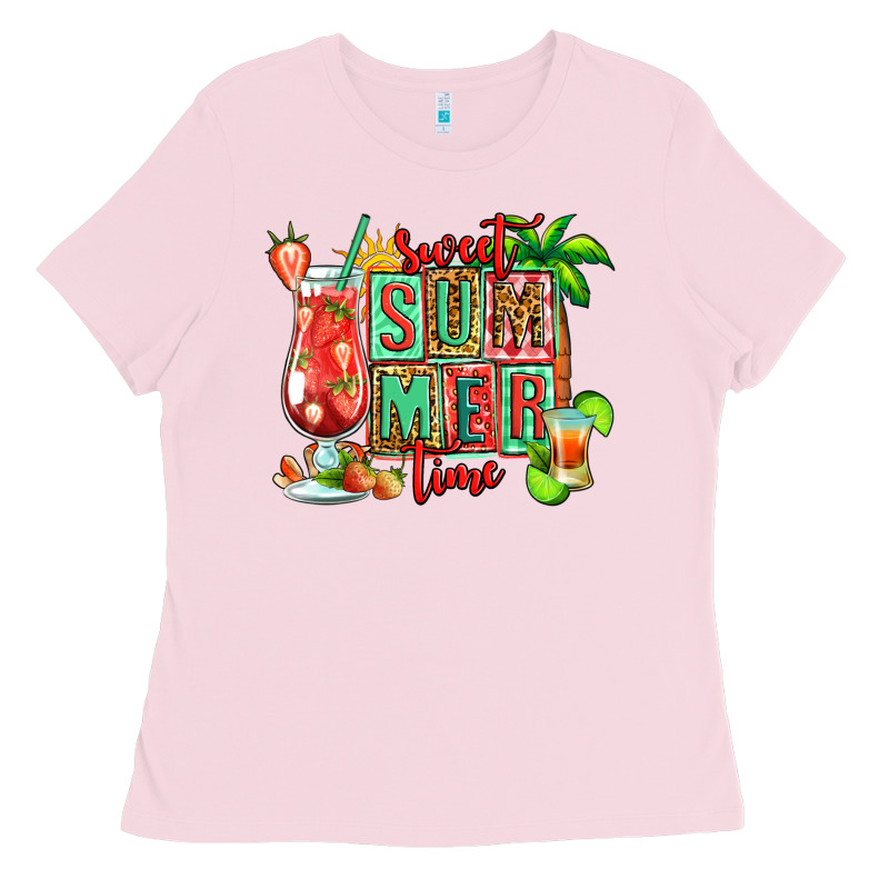Sweet Summer Time Margarita Ladies Tee by Jasminsmagicworld | Teevron