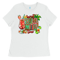 White sweet summer time margarita Ladies Tee - Jasminsmagicworld