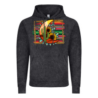 Vintage Arctic Desert Moon With Serape Background Vintage Hoodie - Jasminsmagicworld