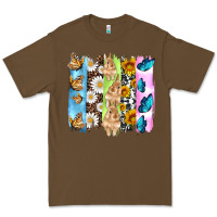 Cacao easter bunny butterfly daisy and sunflower with cowhide and  leopard b Premium Tee - Artiststas