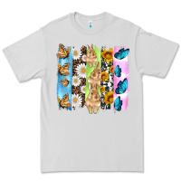 Dove Grey easter bunny butterfly daisy and sunflower with cowhide and  leopard b Premium Tee - Artiststas