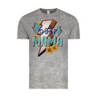 Cloud Rock boy mama lightning bold Vintage Tee - NancyCooperArtShop