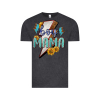 Vintage Black boy mama lightning bold Vintage Tee - NancyCooperArtShop