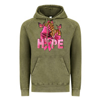 Vintage Olive Hope Breast Cancer nails Vintage Hoodie - NancyCooperArtShop