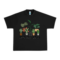 Black just one more plant Urban Heavy Tee - MaliasSmallBusiness