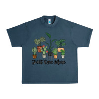 Midnight Navy just one more plant Urban Heavy Tee - MaliasSmallBusiness