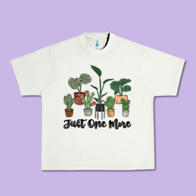 Just One More Plant Urban Heavy Tee Designed By Maliassmallbusiness