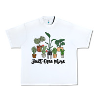 White just one more plant Urban Heavy Tee - MaliasSmallBusiness