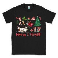 Black merry bright Classic Tee - MaliasSmallBusiness
