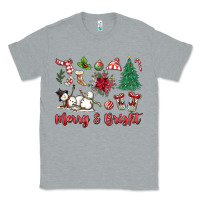 Heather Grey merry bright Classic Tee - MaliasSmallBusiness