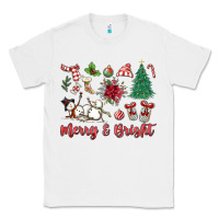 White merry bright Classic Tee - MaliasSmallBusiness