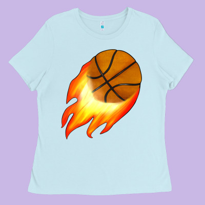 Basketball Ladies Tee Designed By Jahusdesignshop