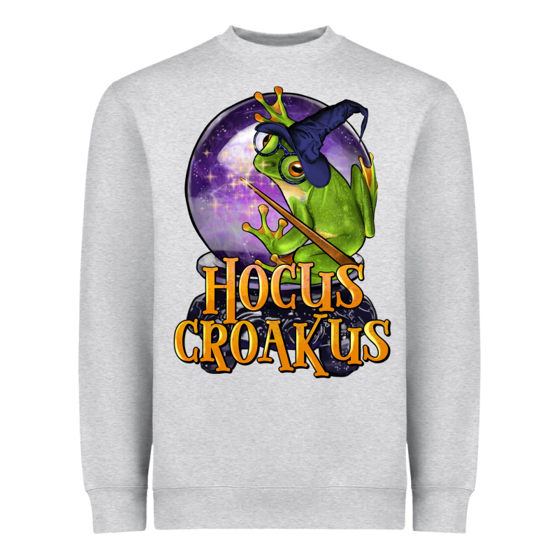 Hocus Croakus Frog Heavyweight Sweatshirt by LillyAllenDesigns | Teevron