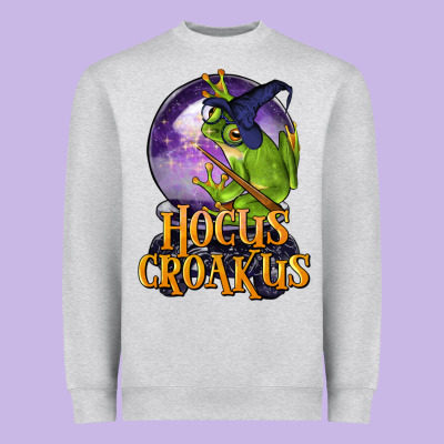 Hocus Croakus Frog Heavyweight Sweatshirt Designed By Lillyallendesigns