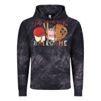 Cloud Black take me out to the ballgame Vintage Hoodie - MaliasSmallBusiness