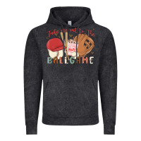 Vintage Black take me out to the ballgame Vintage Hoodie - MaliasSmallBusiness