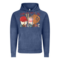 Vintage Denim take me out to the ballgame Vintage Hoodie - MaliasSmallBusiness