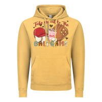 Vintage Mustard take me out to the ballgame Vintage Hoodie - MaliasSmallBusiness